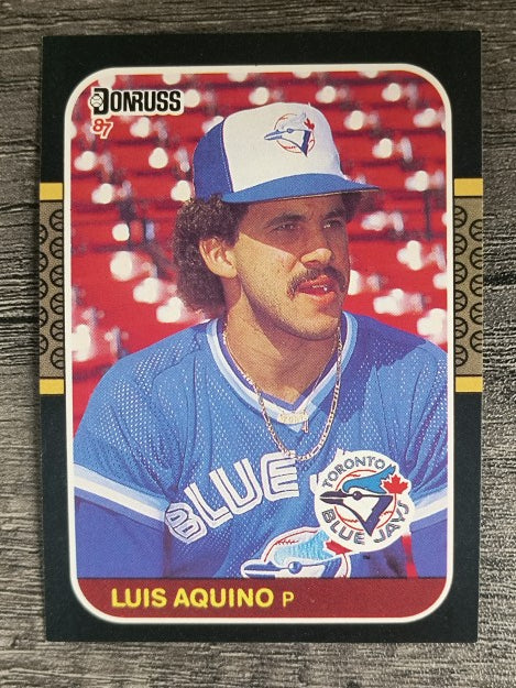 1987 Donruss #655 Luis Aquino