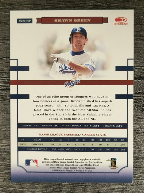 2004 Donruss World Series #97 Shawn Green