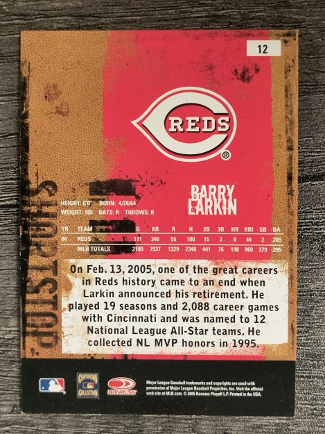 2005 Leather and Lumber #12 Barry Larkin