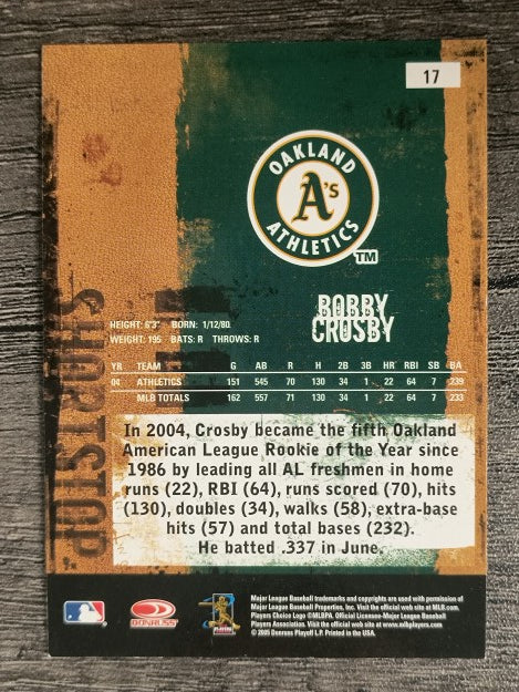 2005 Leather and Lumber #17 Bobby Crosby