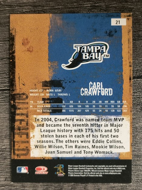 2005 Leather and Lumber #21 Carl Crawford