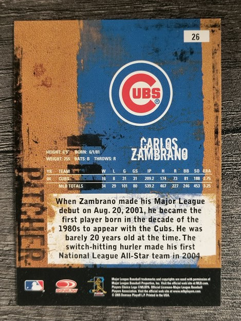 2005 Leather and Lumber #26 Carlos Zambrano