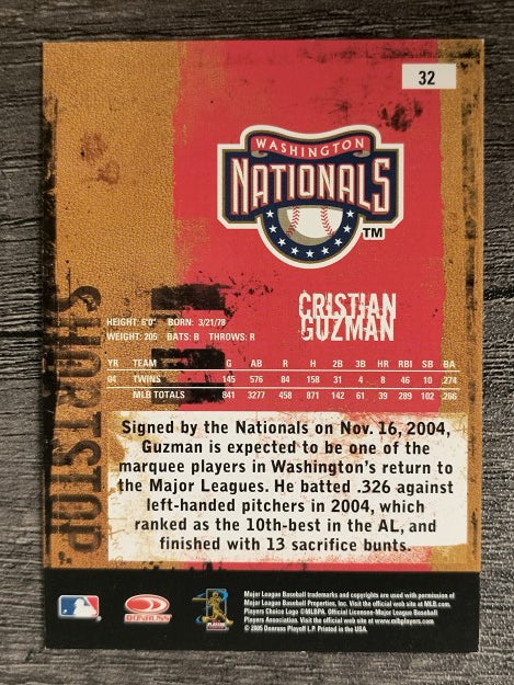2005 Leather and Lumber #32 Cristian Guzman