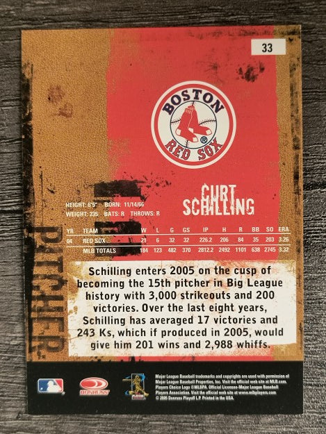2005 Leather and Lumber #33 Curt Schilling