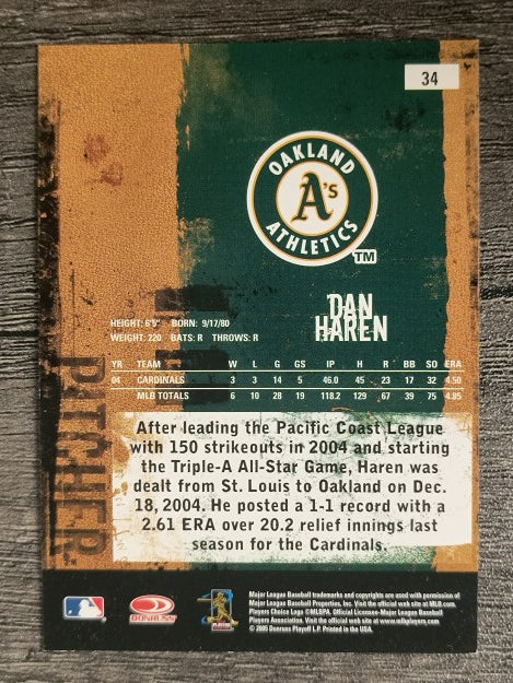 2005 Leather and Lumber #34 Dan Haren