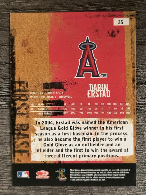 2005 Leather and Lumber #35 Darin Erstad