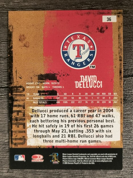 2005 Leather and Lumber #36 David Dellucci
