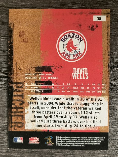 2005 Leather and Lumber #38 David Wells
