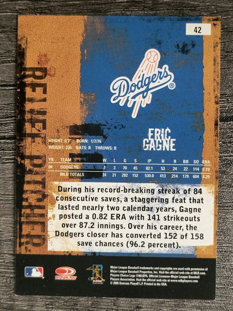 2005 Leather and Lumber #42 Eric Gagne