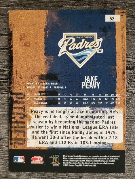 2005 Leather and Lumber #52 Jake Peavy