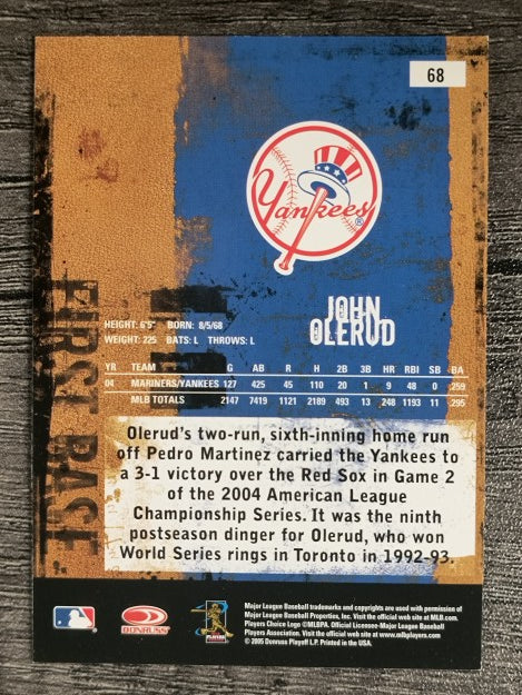 2005 Leather and Lumber #68 John Olerud