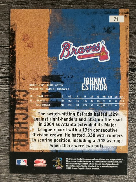 2005 Leather and Lumber #71 Johnny Estrada