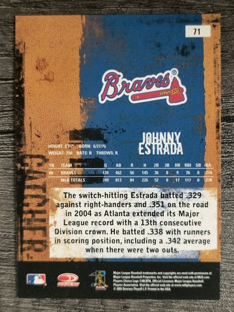 2005 Leather and Lumber #71 Johnny Estrada