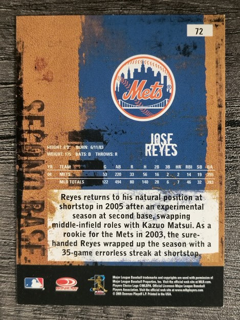 2005 Leather and Lumber #72 Jose Reyes