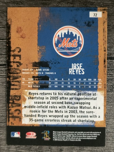 2005 Leather and Lumber #72 Jose Reyes