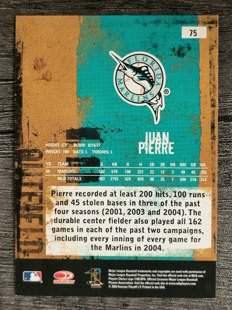 2005 Leather and Lumber #75 Juan Pierre