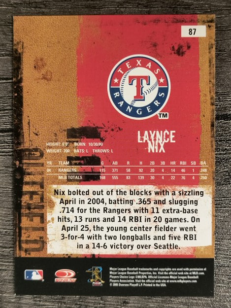 2005 Leather and Lumber #87 Laynce Nix