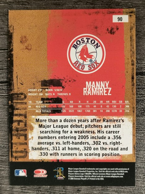 2005 Leather and Lumber #90 Manny Ramirez