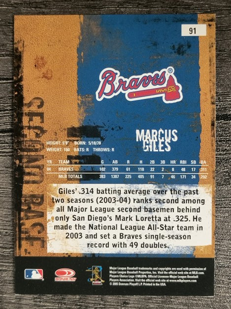 2005 Leather and Lumber #91 Marcus Giles