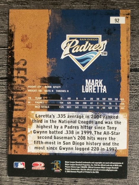 2005 Leather and Lumber #92 Mark Loretta