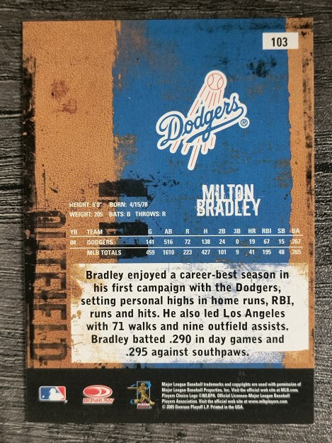 2005 Leather and Lumber #103 Milton Bradley
