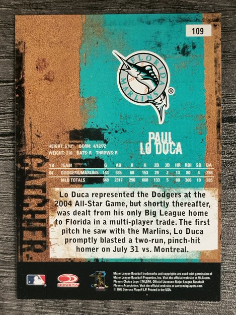 2005 Leather and Lumber #109 Paul Lo Duca