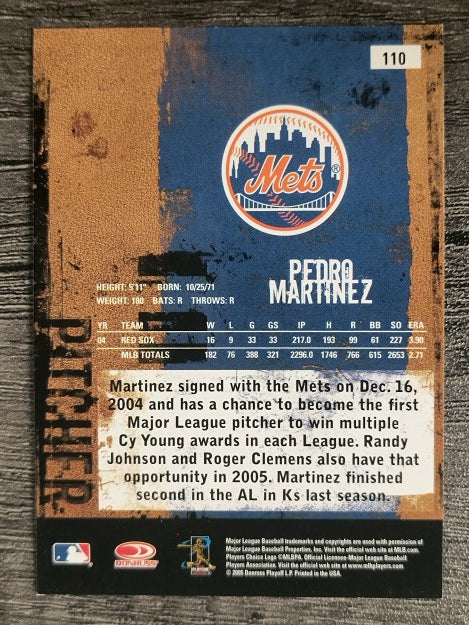 2005 Leather and Lumber #110 Pedro Martinez