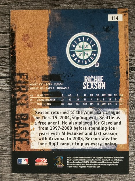 2005 Leather and Lumber #114 Richie Sexson