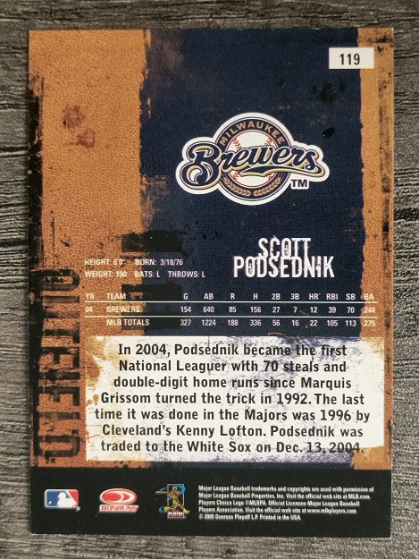2005 Leather and Lumber #119 Scott Podsednik