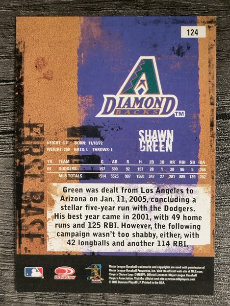 2005 Leather and Lumber #124 Shawn Green