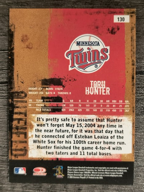 2005 Leather and Lumber #130 Torii Hunter