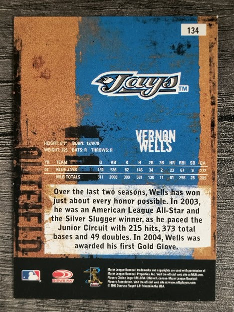 2005 Leather and Lumber #134 Vernon Wells