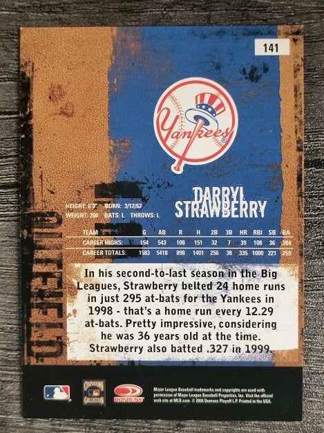 2005 Leather and Lumber #141 Darryl Strawberry RET