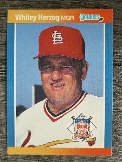 1989 Donruss All-Stars #42 Whitey Herzog MG