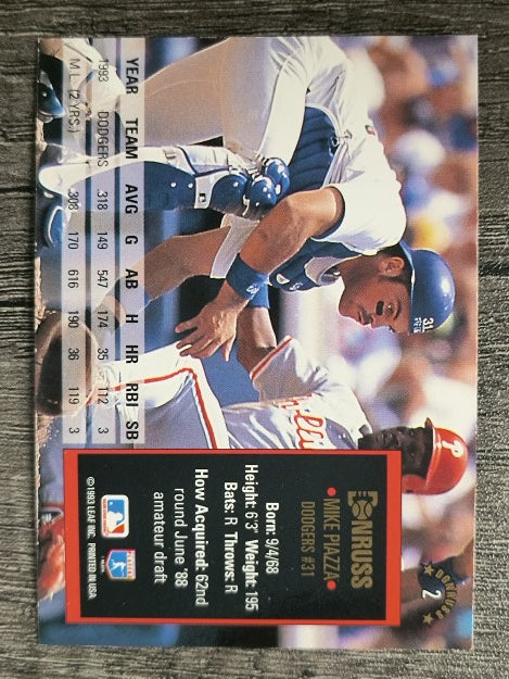 1994 Donruss #2 Mike Piazza
