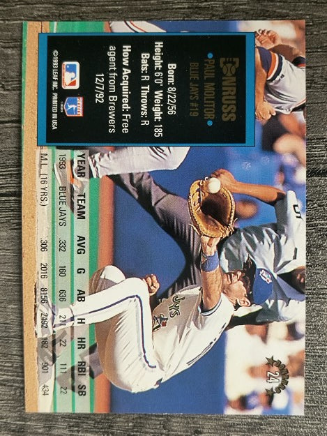 1994 Donruss #24 Paul Molitor