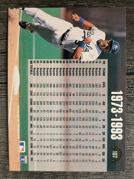 1994 Donruss #107 George Brett Salute