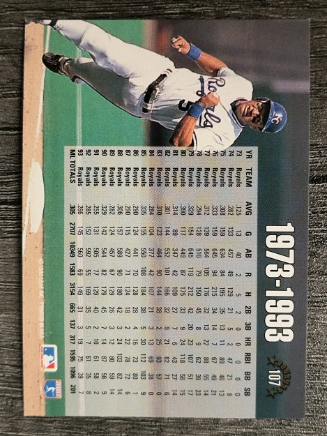 1994 Donruss #107 George Brett Salute