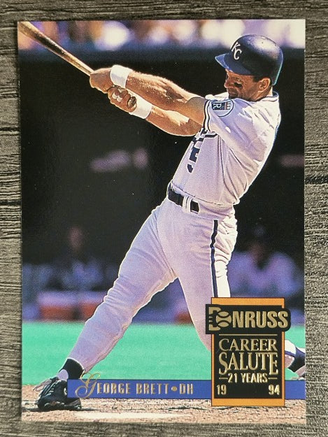 1994 Donruss #107 George Brett Salute