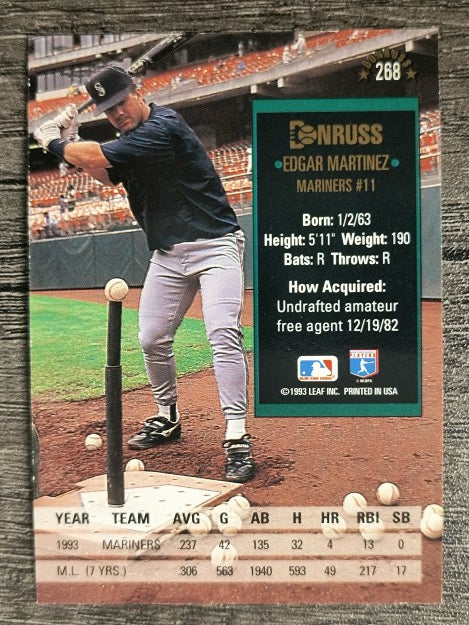 1994 Donruss #268 Edgar Martinez