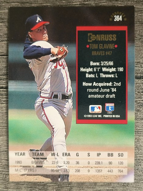 1994 Donruss #364 Tom Glavine
