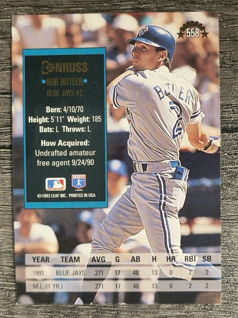 1994 Donruss #558 Rob Butler
