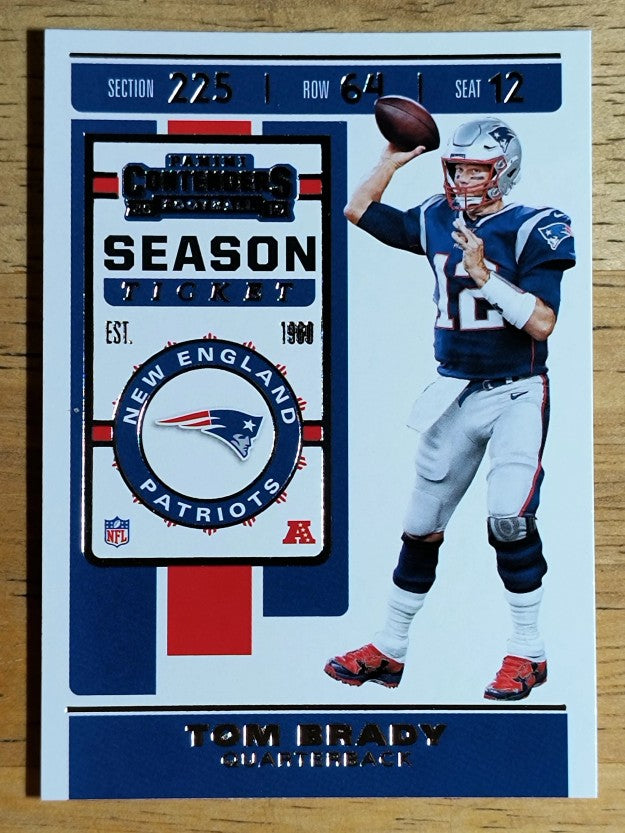 2019 Panini Contenders #9 Tom Brady