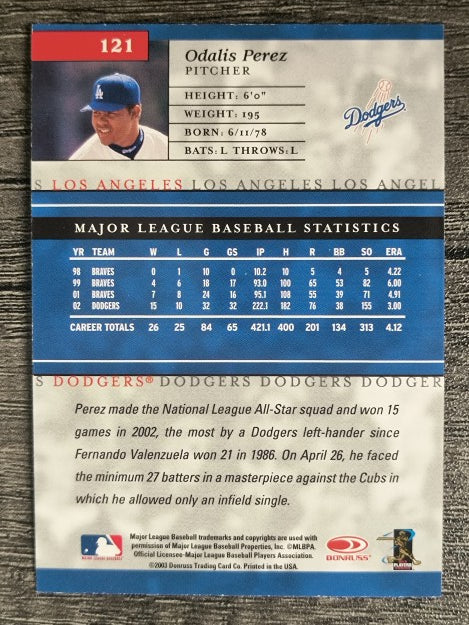 2003 Donruss Elite #121 Odalis Perez
