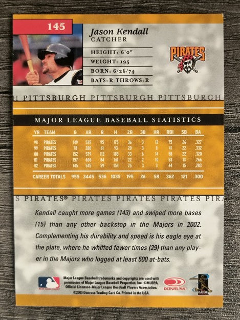 2003 Donruss Elite #145 Jason Kendall