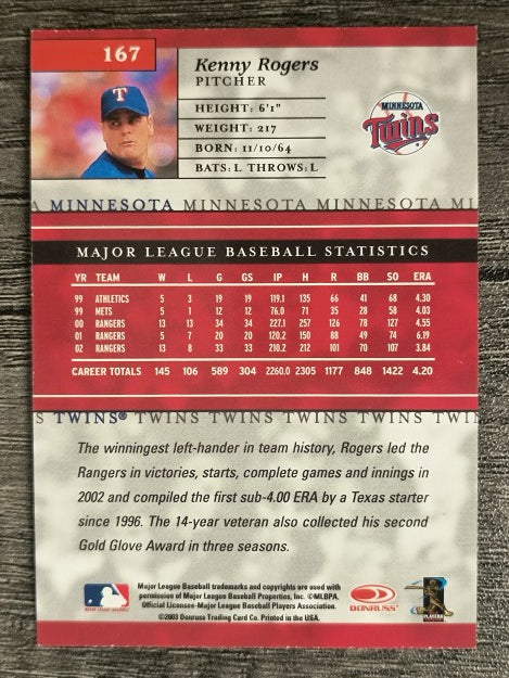 2003 Donruss Elite #167 Kenny Rogers