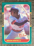 1987 Donruss Rookies #8 Devon White