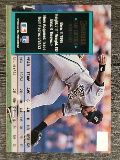 1994 Donruss Special Edition #5 Gary Sheffield