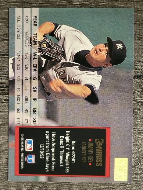 1994 Donruss Special Edition #30 Jimmy Key