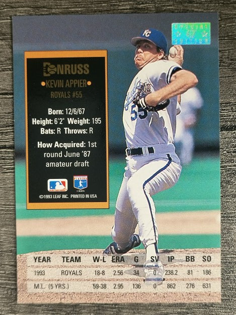 1994 Donruss Special Edition #47 Kevin Appier